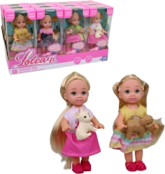 Bábika s psíkom 11 cm