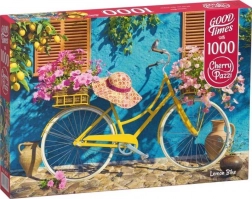 Puzzle žltý bicykel 1000 dielikov