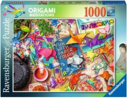 Puzzle Ravensburger Meditácia s Origami 1000 dielikov