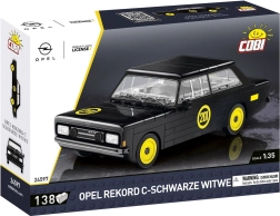 Cobi Opel Rekord C „Schwarze Witwe“ (Čierna vdova) 1:35 – stavebnica modelu auta