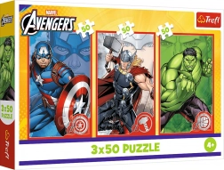 Puzzle 3x50 Disney Marvel The Avengers – tvoj hrdina