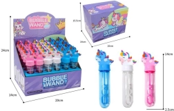 Bublifuk s motívom jednorožca 14 cm