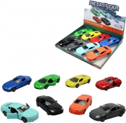 Kovové športové auto s otváracími dverami