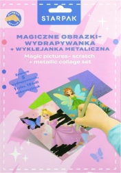 Škrabací set princezné pre deti