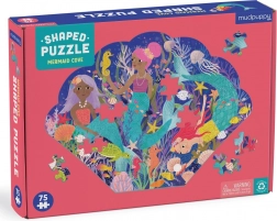Puzzle v tvare mušle Zátoka morských víl 75 dielikov