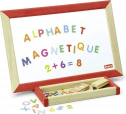 Jeujura drevená multifunkčná tabuľa 44x30 cm s príslušenstvom