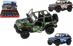 Auto Jeep Wrangler Camo edícia kov/plast 13cm