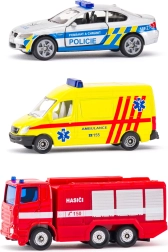 SIKU súprava záchranných vozidiel česká verzia