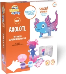 Modelo DIY axolotl – kreatívna sada na výrobu mäkkej figúrky