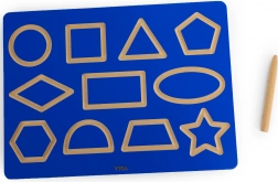 Viga grafomotorická tabuľka tvary na nácvik písania