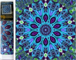 Diamantové maľovanie 7D Magická mandala 30 × 30 cm