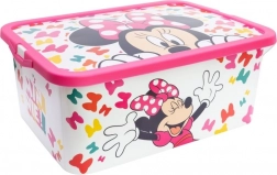 Plastový úložný box 13 l MINNIE s vekom