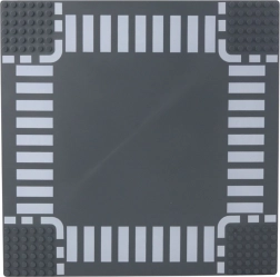 Stavebná podložka pre kocky – cestná križovatka 26 × 26 cm