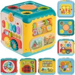 Woopie Baby multifunkčná montessori aktivity kocka 6 v 1