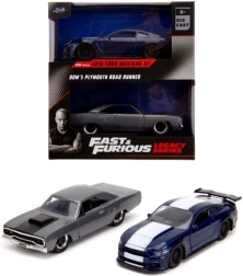 Dvojbalenie Modelov Aut Ford Mustang GT350 a Plymouth Road Runner z Rýchlo a Zbesilo