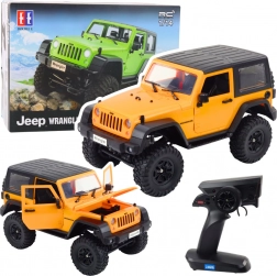 RC terénne auto JEEP Wrangler Rock Crawler 1:14 – oranžové