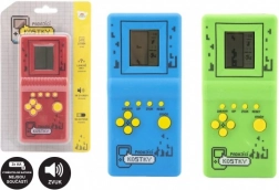 Elektronická hra Padajúce kocky hlavolam plast 7x14,5 cm 3 farby so zvukom na batérie