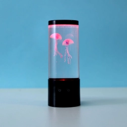 LED lampička s plávajúcimi medúzami