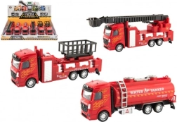 Hasičské auto s funkciou naťahovania