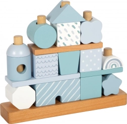 Drevený domček na nasadzovanie Small Foot