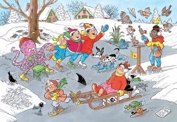 Jumbo Puzzle Jan van Haasteren Junior: Korčuľovanie 240 dielikov