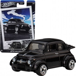 Hot Wheels National Icons – model auta Fiat 500 D Modificado (1960) 1:64, čierny