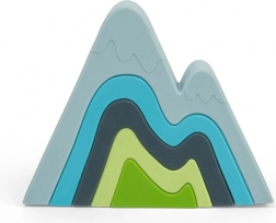 silikónová skladacia veža hory