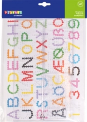 Podložky pre zažehľovacie korálky PLAYBOX - písmená a číslice