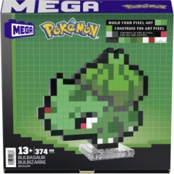 mega pokémon pixel bulbasaur – stavebnica figúrky