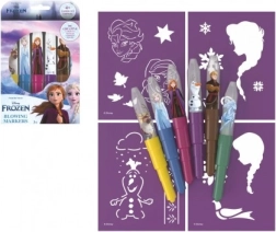 Fúkacie fixky so šablónami Ľadové kráľovstvo