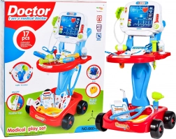 Mobilný lekársky set na batérie – modrý