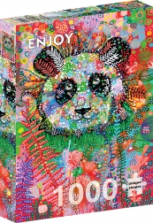 Puzzle Enigmatická panda 1000 dielikov
