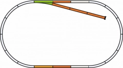 Piko sada koľajiva B s kusou koľajou a podložím H0