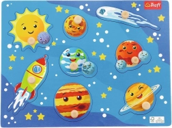 Drevená vkladačka Vesmír, 8 dielov