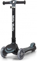 Detská trojkolesová kolobežka Milly Mally Boogie, čierna