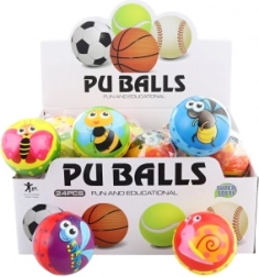 Molitanová loptička s motívom hmyzu 7 cm