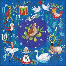 Galison puzzle Dvanásť vianočných dní