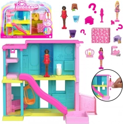 mattel mini barbie land domček s bábikou, miláčikom a doplnkami