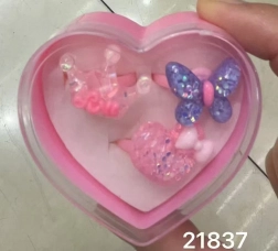 Prstene s trblietkami sada 3 ks