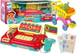 Detská pokladňa s nákupným košíkom a skenerom
