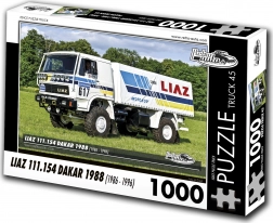 Retroautá puzzle nákladný voz Liaz Dakar