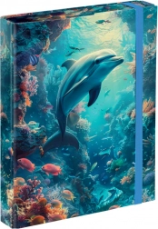 Dosky na školské zošity BAAGL Delfín A5