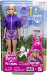 Bábika Barbie na výlet so psíkom Malibu
