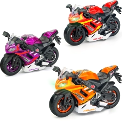 Motorka na spätné natiahnutie s efektmi 16 cm