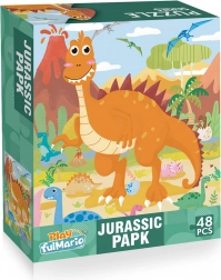 Puzzle s dinosaurami 48 dielikov 60 × 44 cm