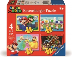 Puzzle RAVENSBURGER Super Mario Dobrodružstvá 4v1