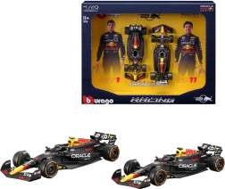 bburago 1:43 formula 1 dvojbalenie red bull racing rb20 (2024) verstappen a perez