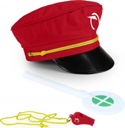 Sada pre výpravcu ZSSK s píšťalkou a terčíkom