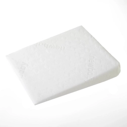 Dojčenský vankúš – klin do kočíka NEW BABY Basic 30 × 37 cm, biely