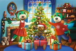 Puzzle s Treflíkmi v zime